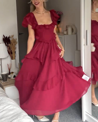 Ruby volangkjole