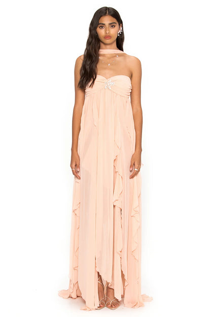 Elegant kjole med dusker