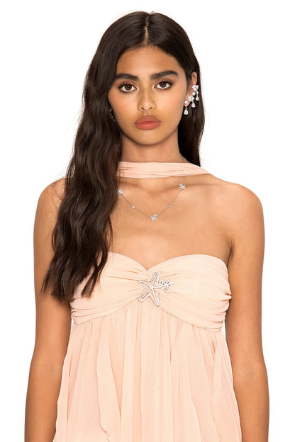 Elegant kjole med dusker