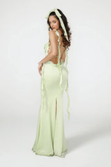 Bodycon cocktail lang aftenkjole