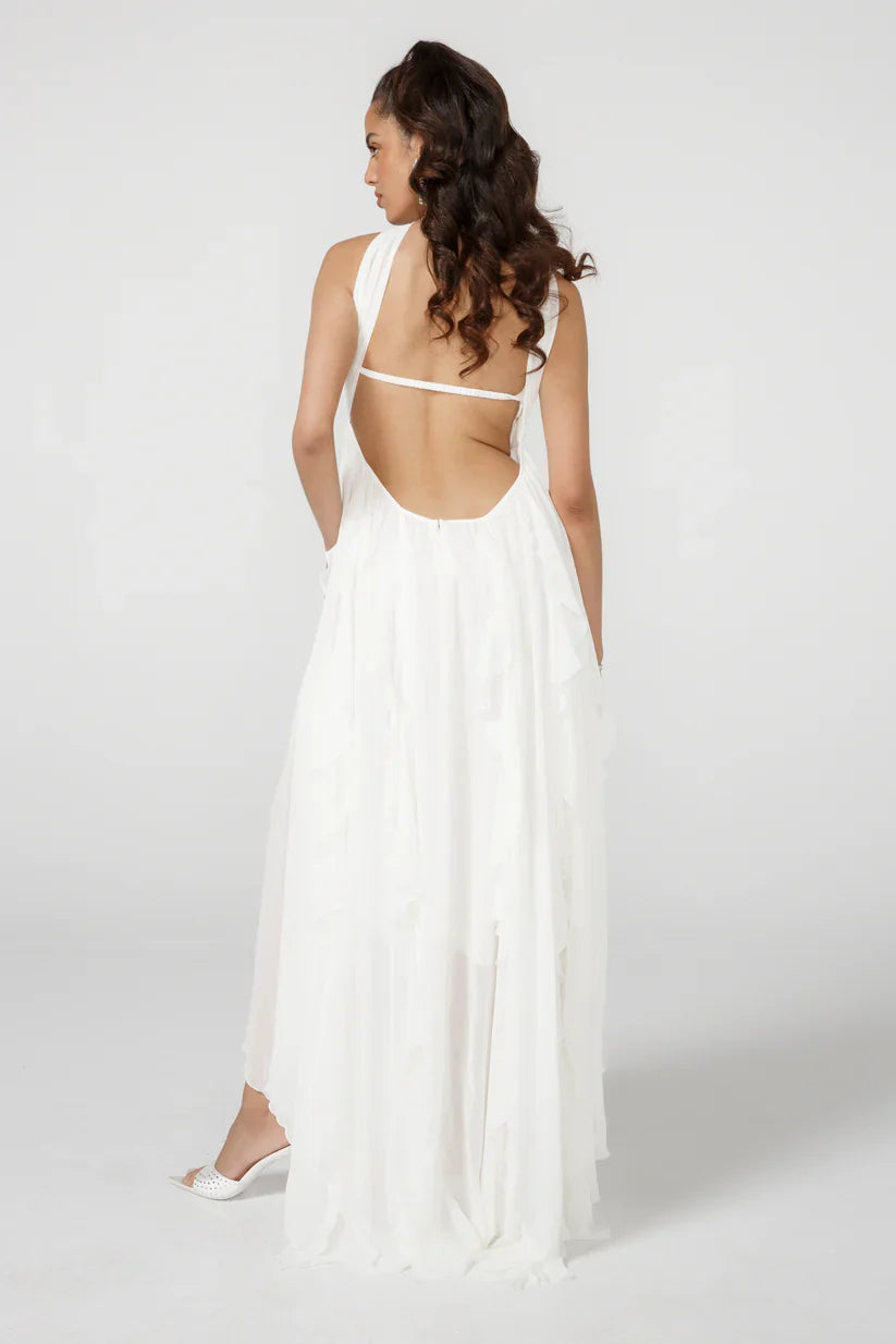 Elegant kjole med dusker