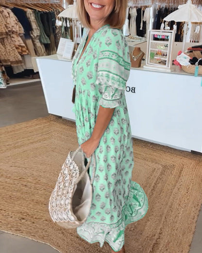 Erin | Elegant kjole med V-hals