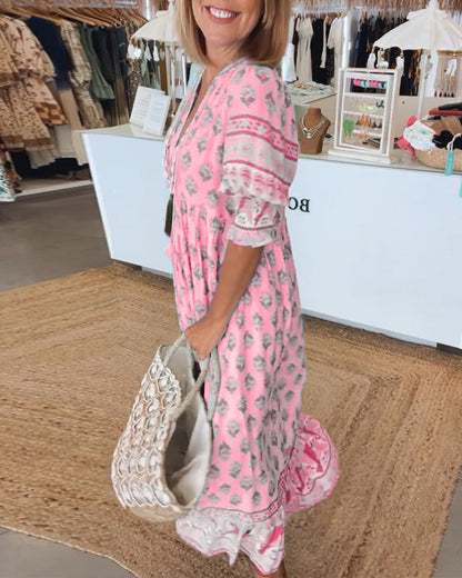 Erin | Elegant kjole med V-hals