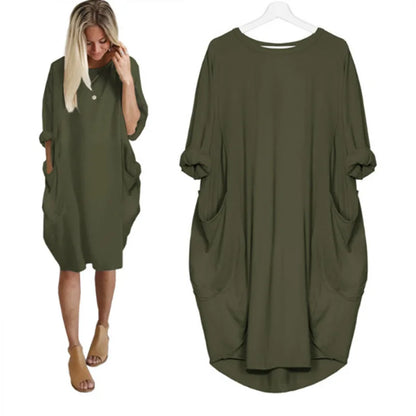 Komfortabel og søt kjole 1 + 1 GRATIS