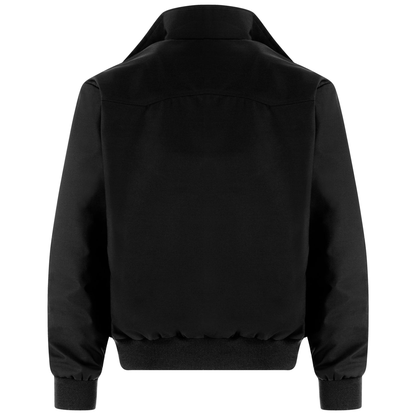 Harrington-jakke for menn med svart fôr – svart