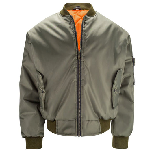 MA1 Flight Bomber-jakke for menn - Olivengrønn