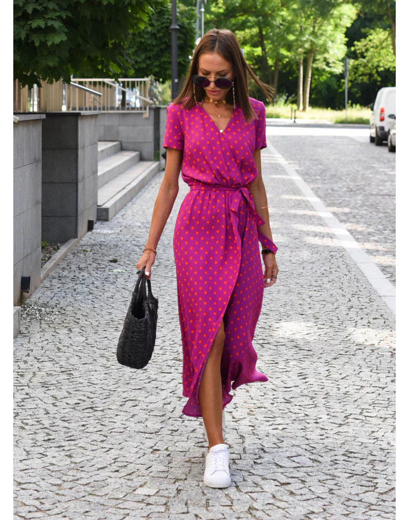 Sam Chic-kjole – Eleganse med V-hals