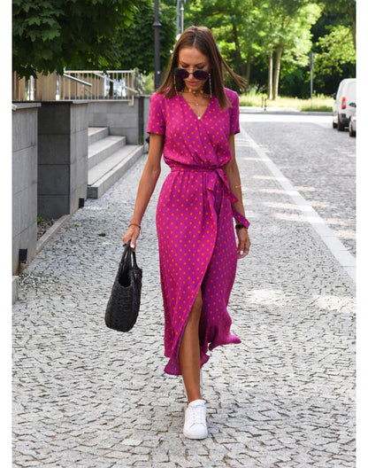 Sam Chic-kjole – Eleganse med V-hals