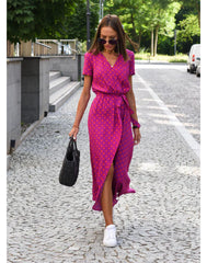 Sam Chic kjole - V-hals eleganse