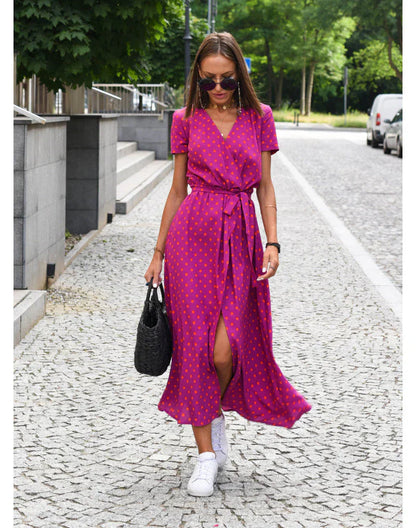 Sam Chic-kjole – Eleganse med V-hals