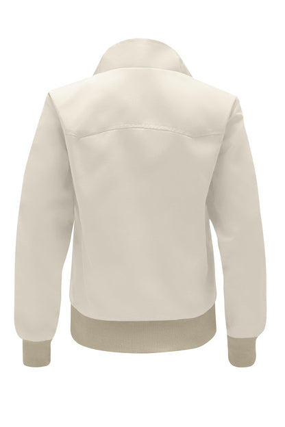 Klassisk Harrington-jakke for kvinner – beige