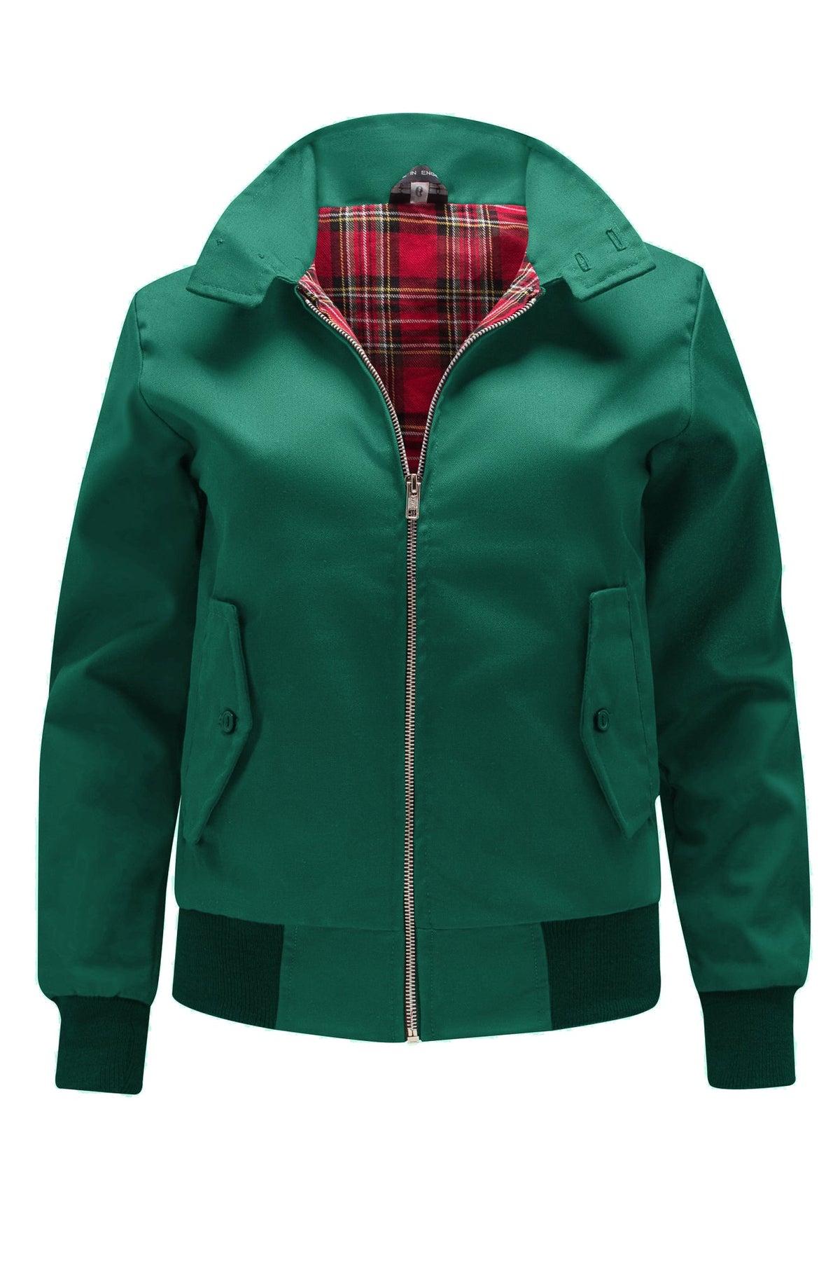 Dame Classic Harrington Jakke - Grønn