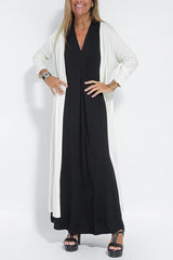 Felicity | Elegant lang kjole med matchende cardigan