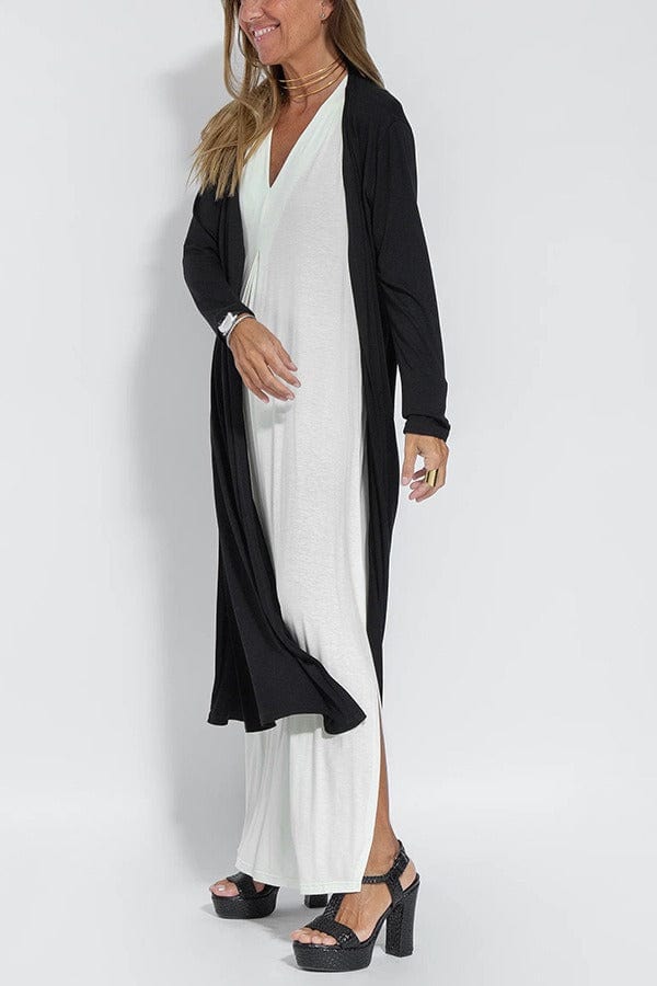 Felicity | Elegant lang kjole med matchende cardigan