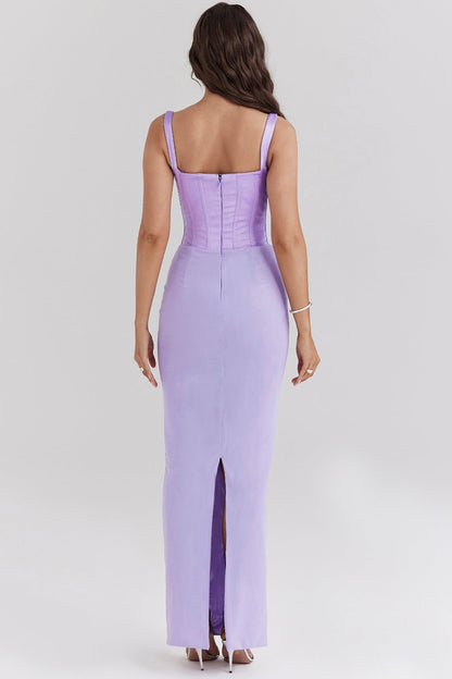Bodycon-kjole med splitt bak