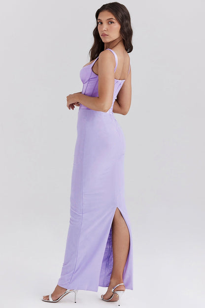 Bodycon-kjole med splitt bak
