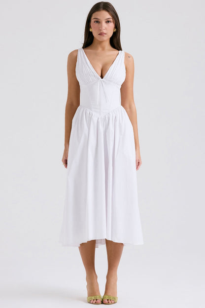 Ryggløs korsett-sundress
