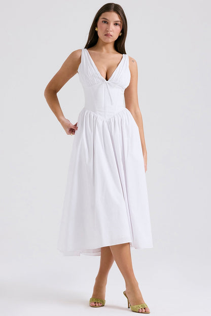 Ryggløs korsett-sundress