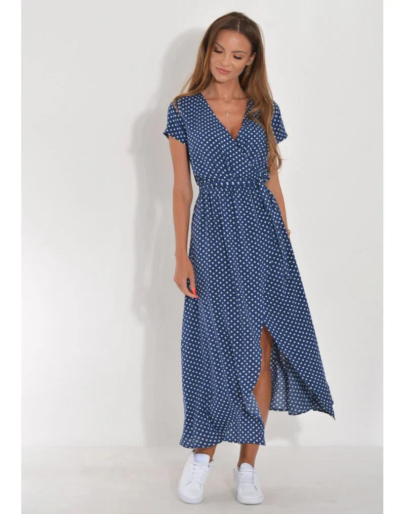 Sam Chic-kjole – Eleganse med V-hals