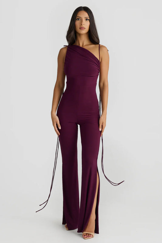 Jumpsuit med spaghettistropper
