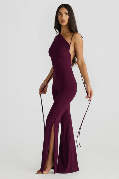 Jumpsuit med spaghettistropper