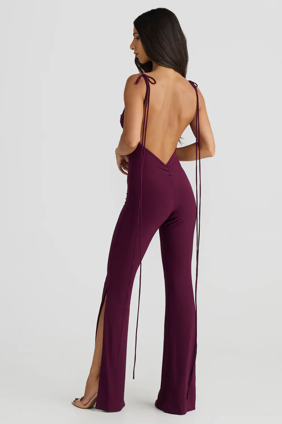 Jumpsuit med spaghettistropper