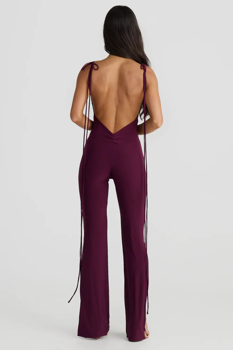 Jumpsuit med spaghettistropper
