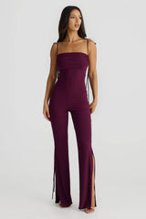 Jumpsuit med spaghettistropper