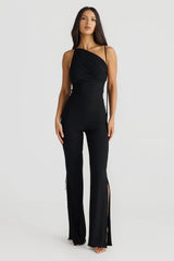 Jumpsuit med spaghettistropper