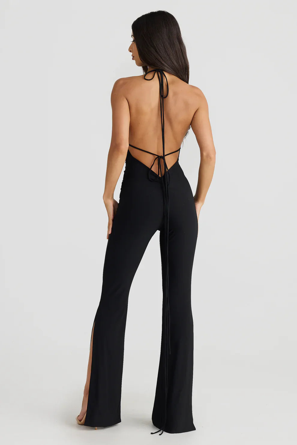 Jumpsuit med spaghettistropper