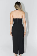 Tettsittende Halterneck Midikjole