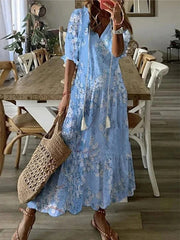 Mikha Boho kjole med magebeskyttelse 1 + 1 gratis