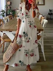 Mikha Boho kjole med magebeskyttelse 1 + 1 gratis